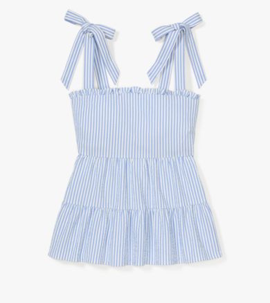 Seersucker Tiered Top