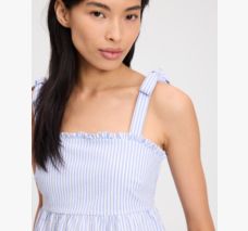 Seersucker Tiered Top