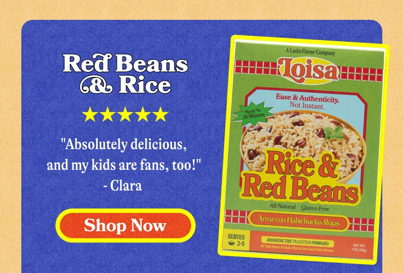 Red Beans & Rice "Absolutely delicious, and my kids are fans, too!" - Clara | SHOP NOW