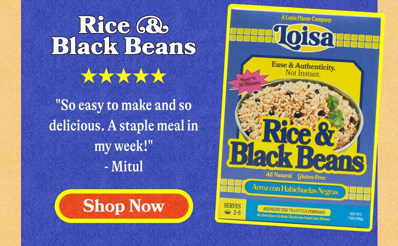 Rice & Black Beans "So easy to make and so delicious. A staple meal in my week!" - Mitul | SHOP NOW