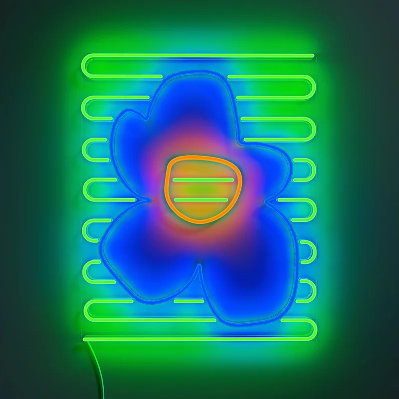 Image of Blue Flower by Micke Lindebergh - Yellowpop