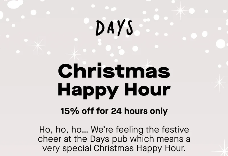 Christmas Happy Hour