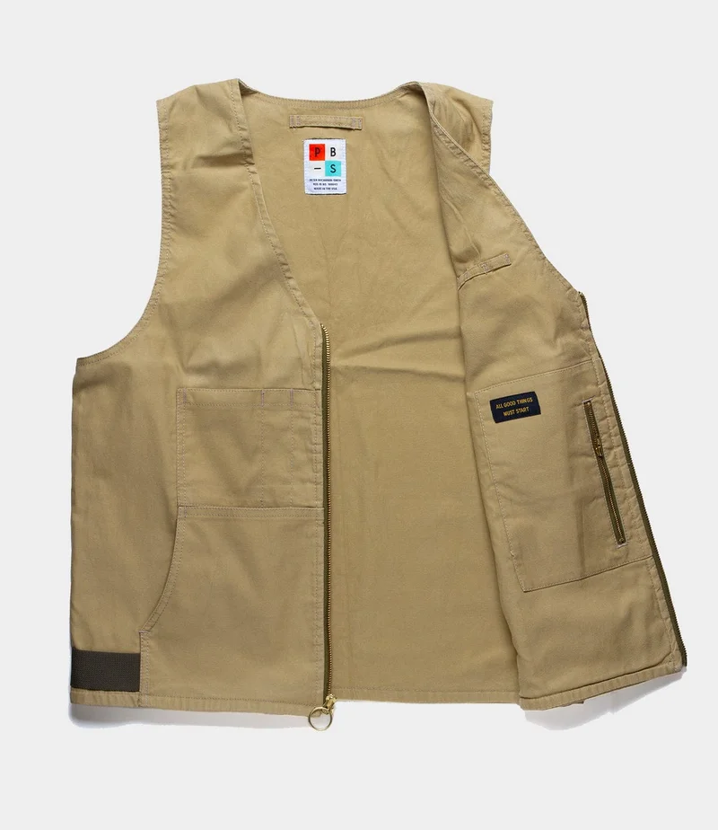 Image of PB-S’s Utility Vest Tan