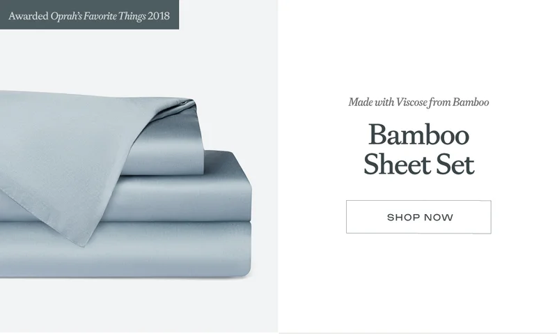 Bamboo Sheet Set made with viscose from bamboo