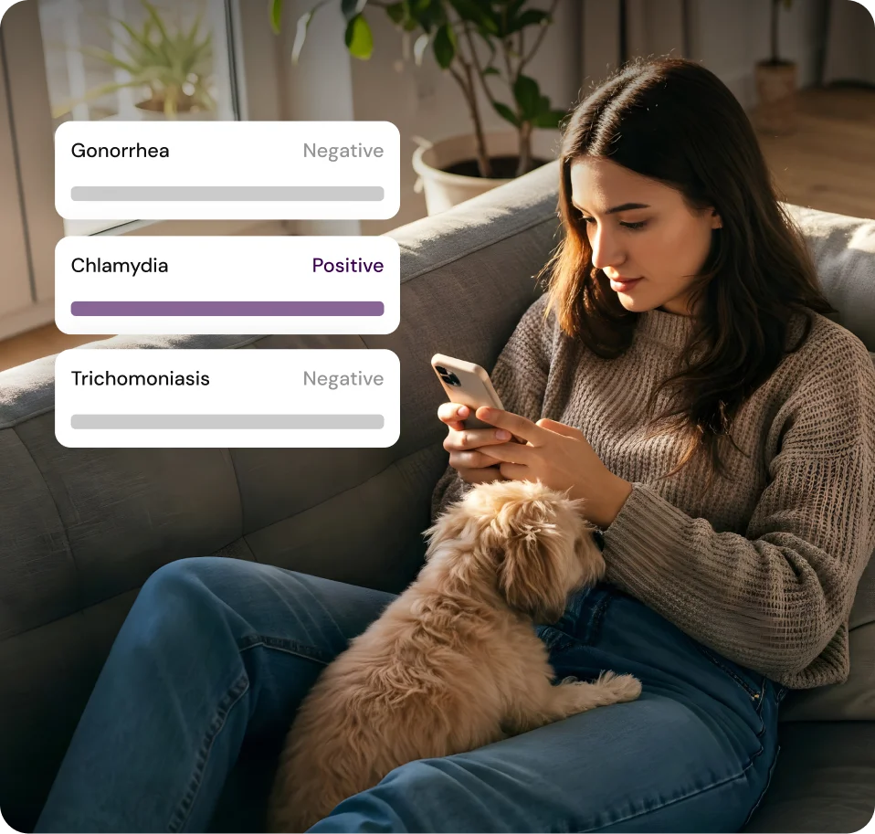 Visby Rapid PCR At-Home Female STD Test