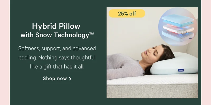 Hybrid Pillow with Snow Technology >>