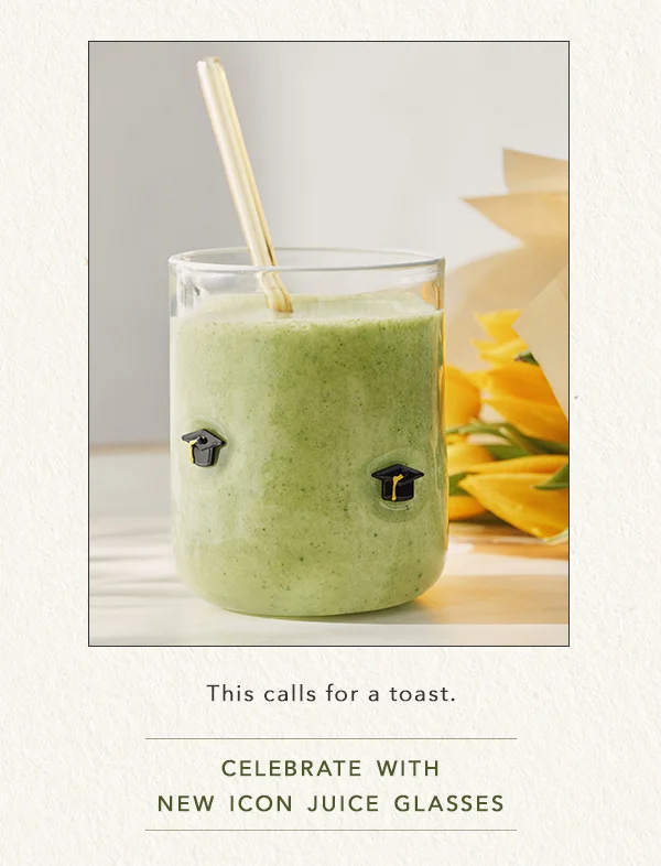 Celebrate With New Icon Juice Glasses
