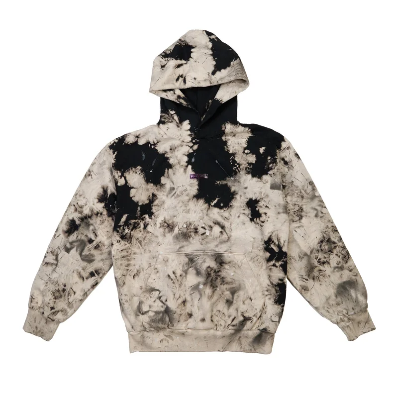 Image of Black Marble Wash Hoodie