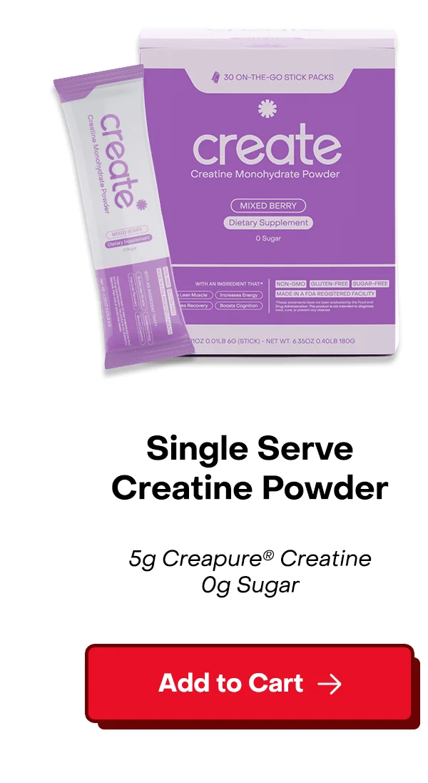 Single Serve Creatine Powder