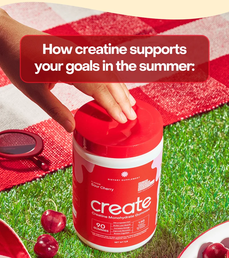 How creatine supports your goals in the summer: