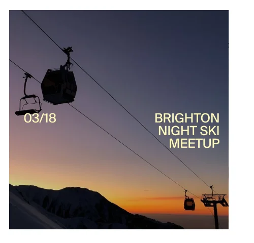 Brighton Night Ski Meetup