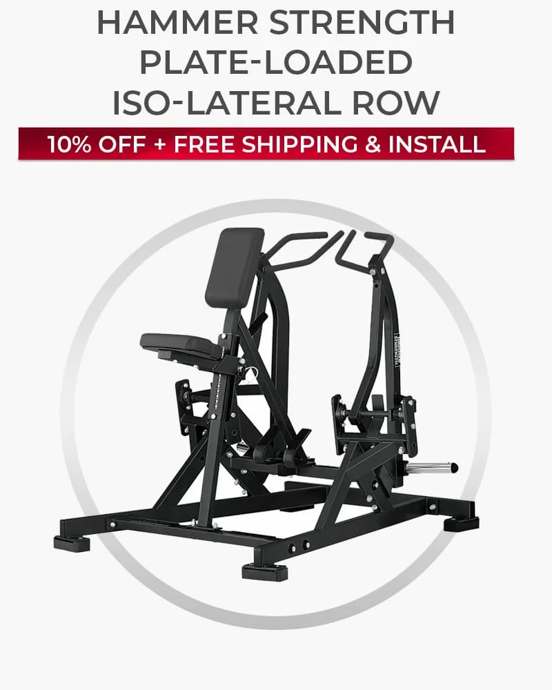 10% OFF | Hammer Strength Plate-Loaded Iso-Lateral Row