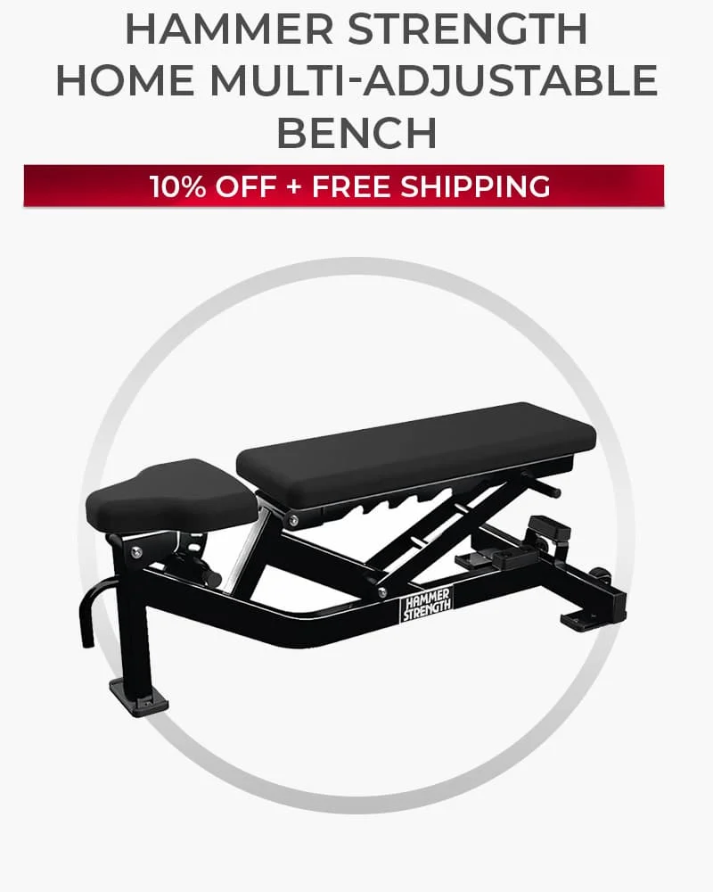 10% OFF | Hammer Strength Home Multi-Adjustable Bench