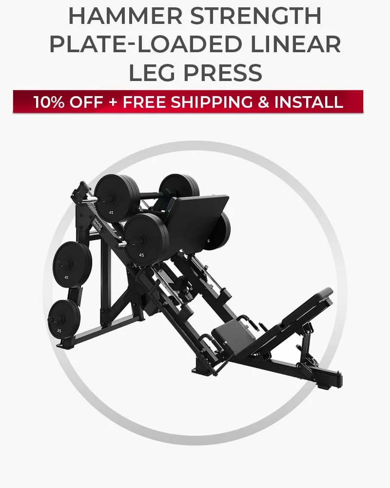 10% OFF | Hammer Strength Plate-Loaded Linear Leg Press