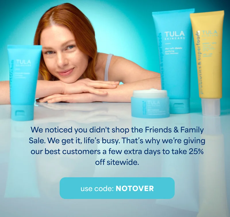 We noticed you didn't shop the Friends & Family Sale. We get it, life's busy. That's why we're giving our best customers a few extra days to take 25% off sitewide. use code: discount code