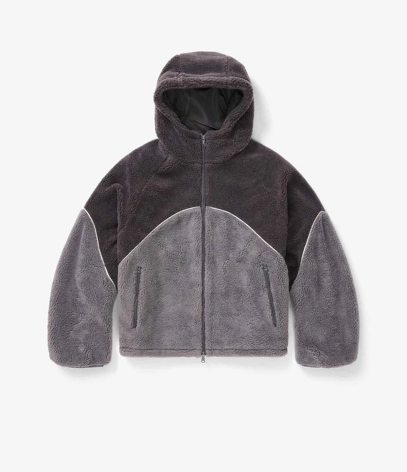Fleece Hoodie Ash Grey