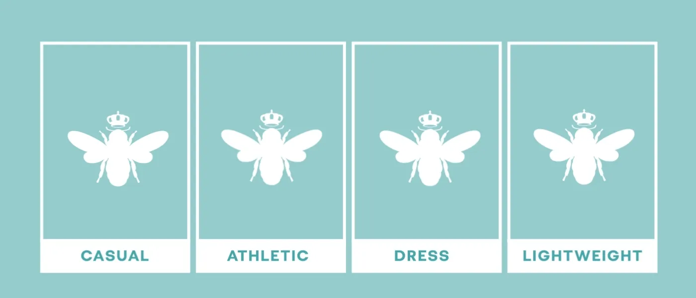 CASUAL, ATHLETIC, DRESS, LIGHTWEIGHT