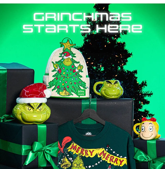 Grinchmas Starts Here. Shop How The Grinch Stole Christmas