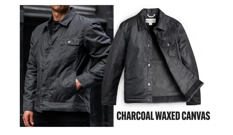 Charcoal Waxed Canvas