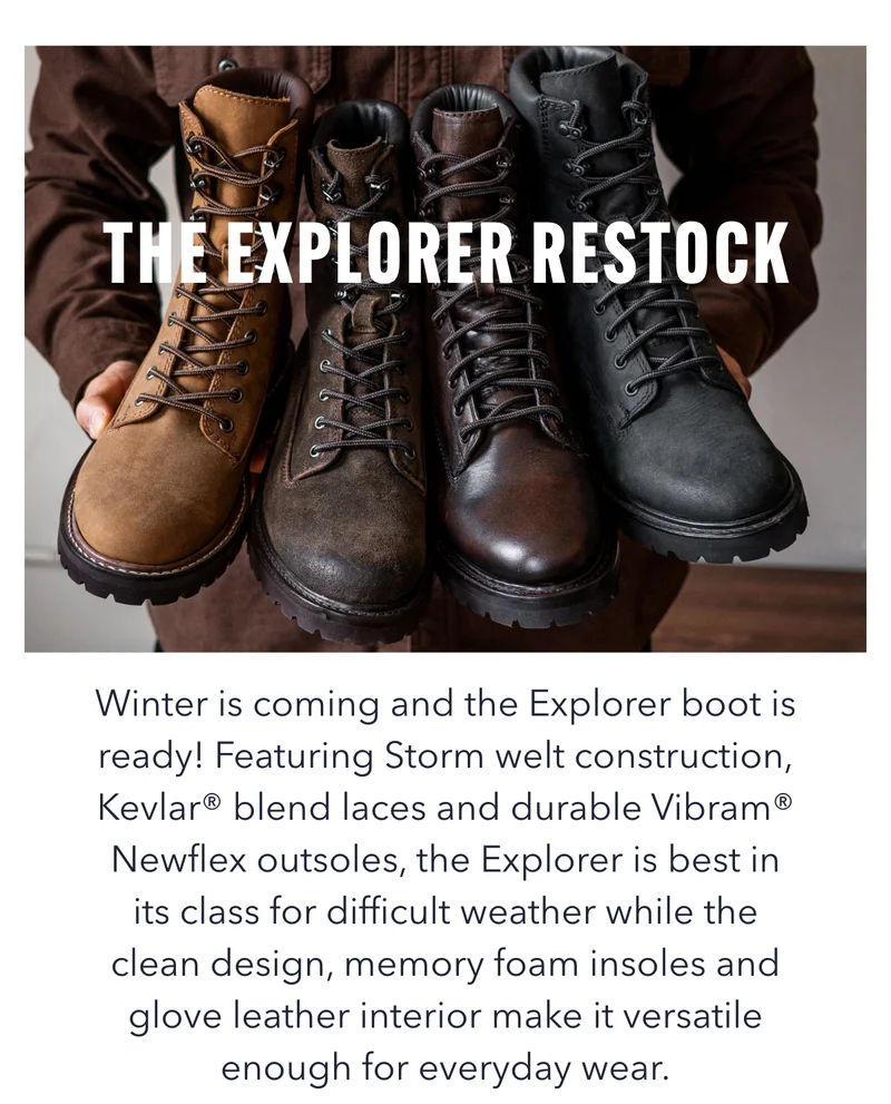 The Explorer Restock
