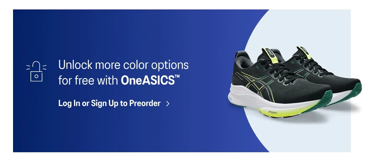Unlock more color options for free with OneASICS