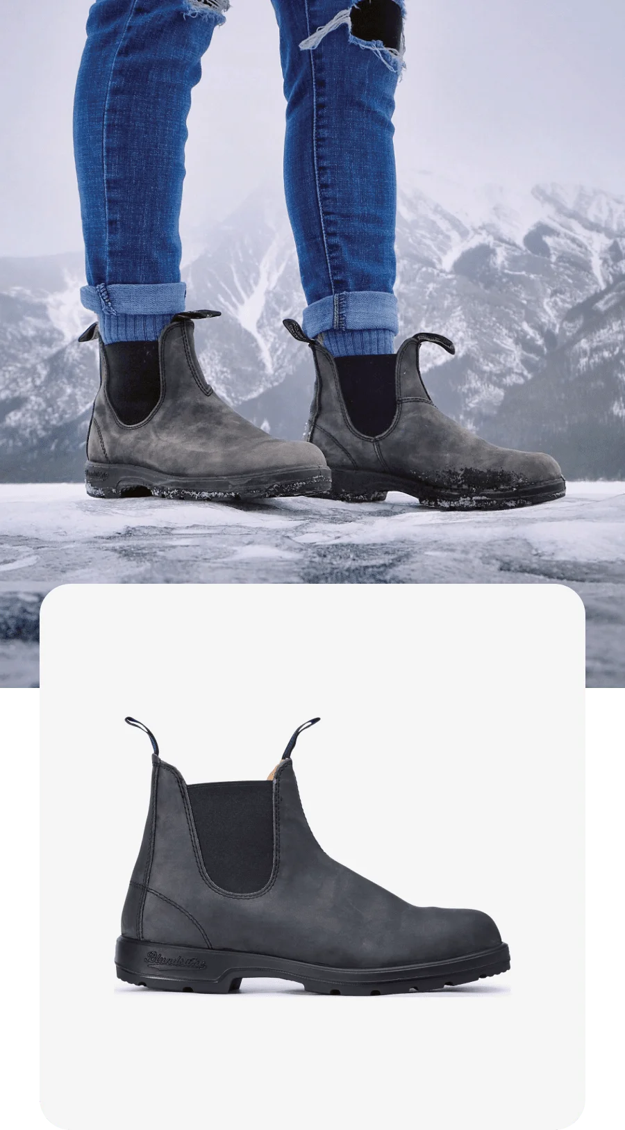 1478 - Winter Thermal Classic Rustic Black Boots