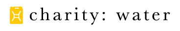 charity: water logo