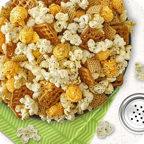Zesty Cheddar Ranch Popcorn