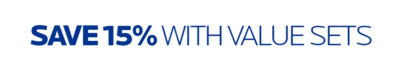SAVE 15% WITH VALUE SETS