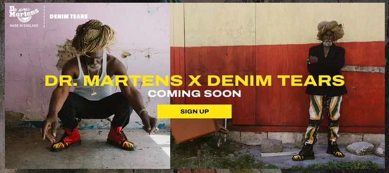 Dr. Martens x Denim Tears | Sign up to be notified