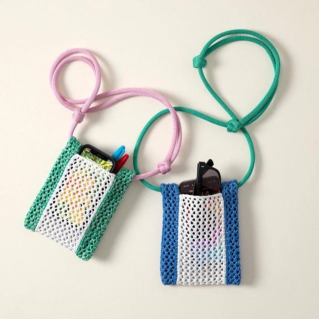 Upcycled Crochet Phone Bag
