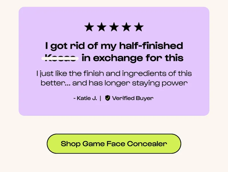 Shop Gameface Concealer