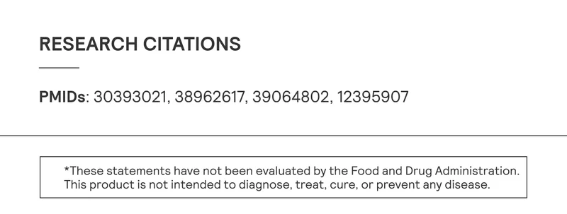 These statements have not been evaluated by the Food and Drug Administratoin. This product is not intended to diagnose, treat, cure, or prevent any disease.