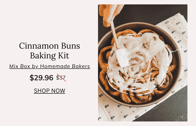Cinnamon Buns: 1-Time Baking Kit