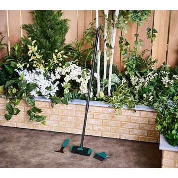 S-Fixx 4-in-1 Telescoping Garden Weed Clearing Brush