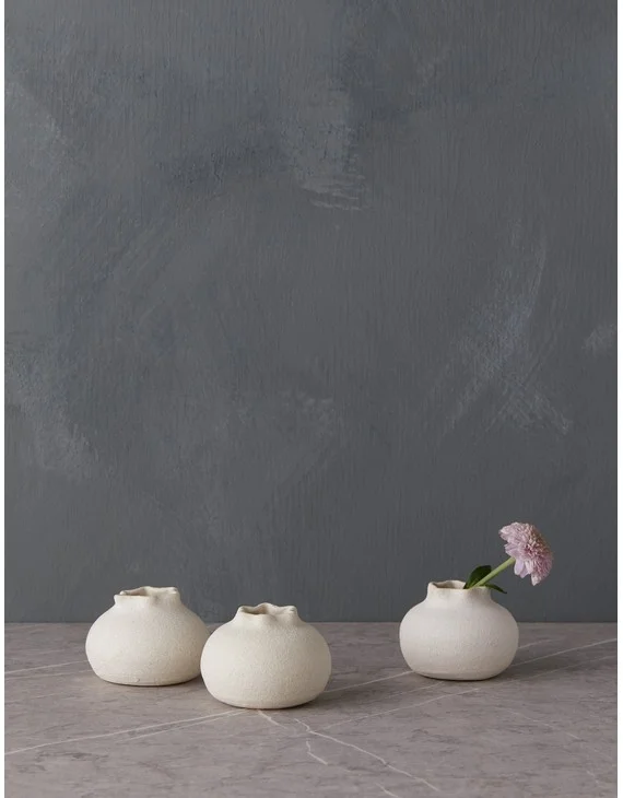 Mel Vases (Set of 3) by dumæ - Blanc