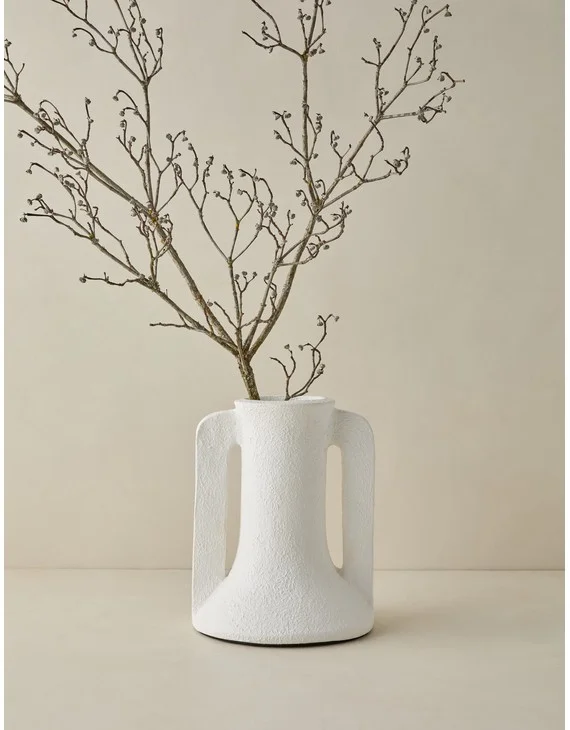Nessa Decorative Vase - White