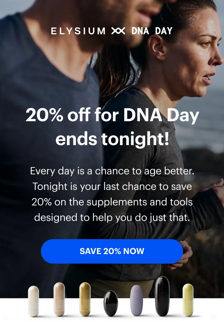 ELYSIUM DNA DAY | 20% off for DNA Day ends tonight!