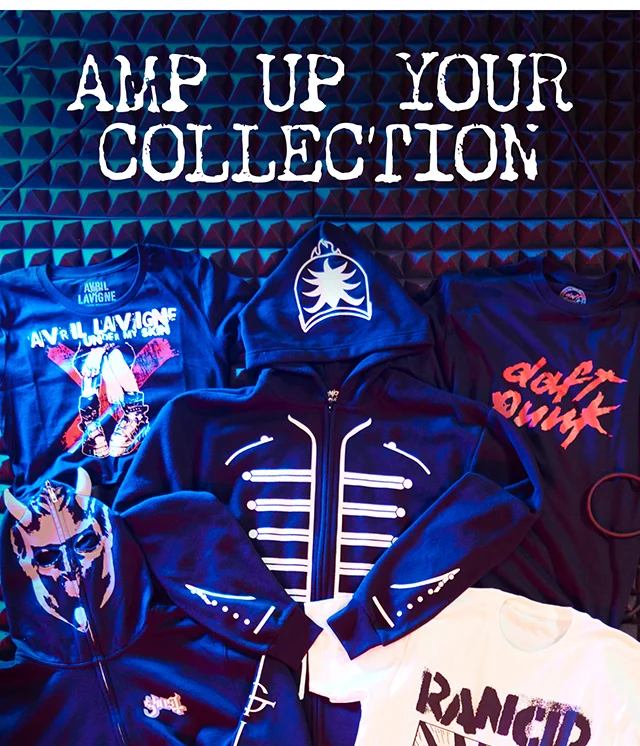 Amp up your collection. Shop Band Merch