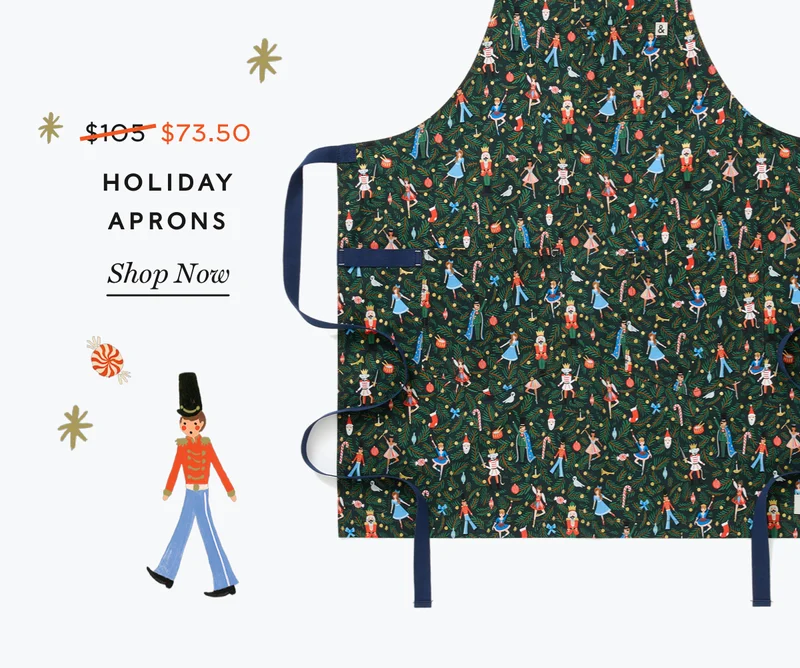 30% Off Holiday Aprons