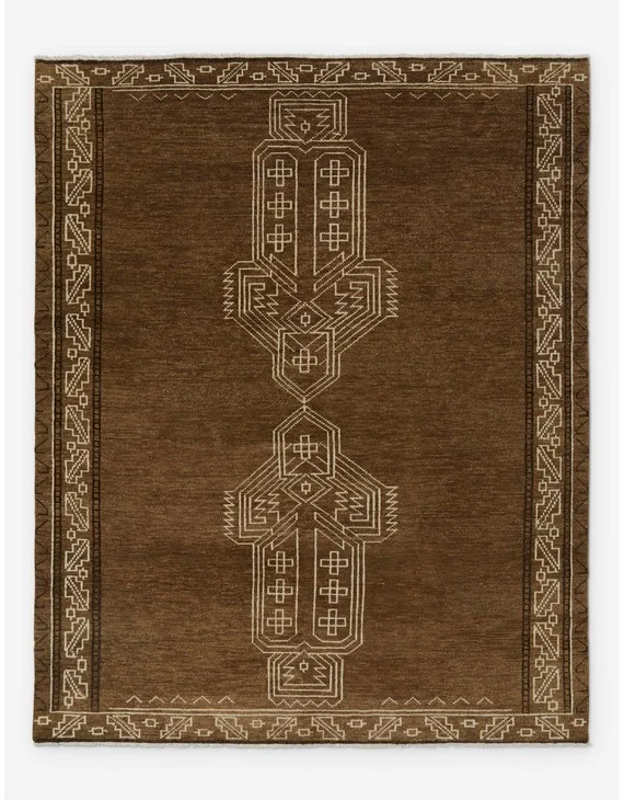 Velasquez Hand-Knotted Wool Rug-Moss / 10' x 14'