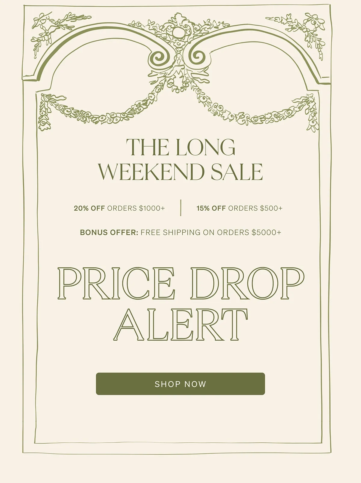 Shop our Long Weekend Sale