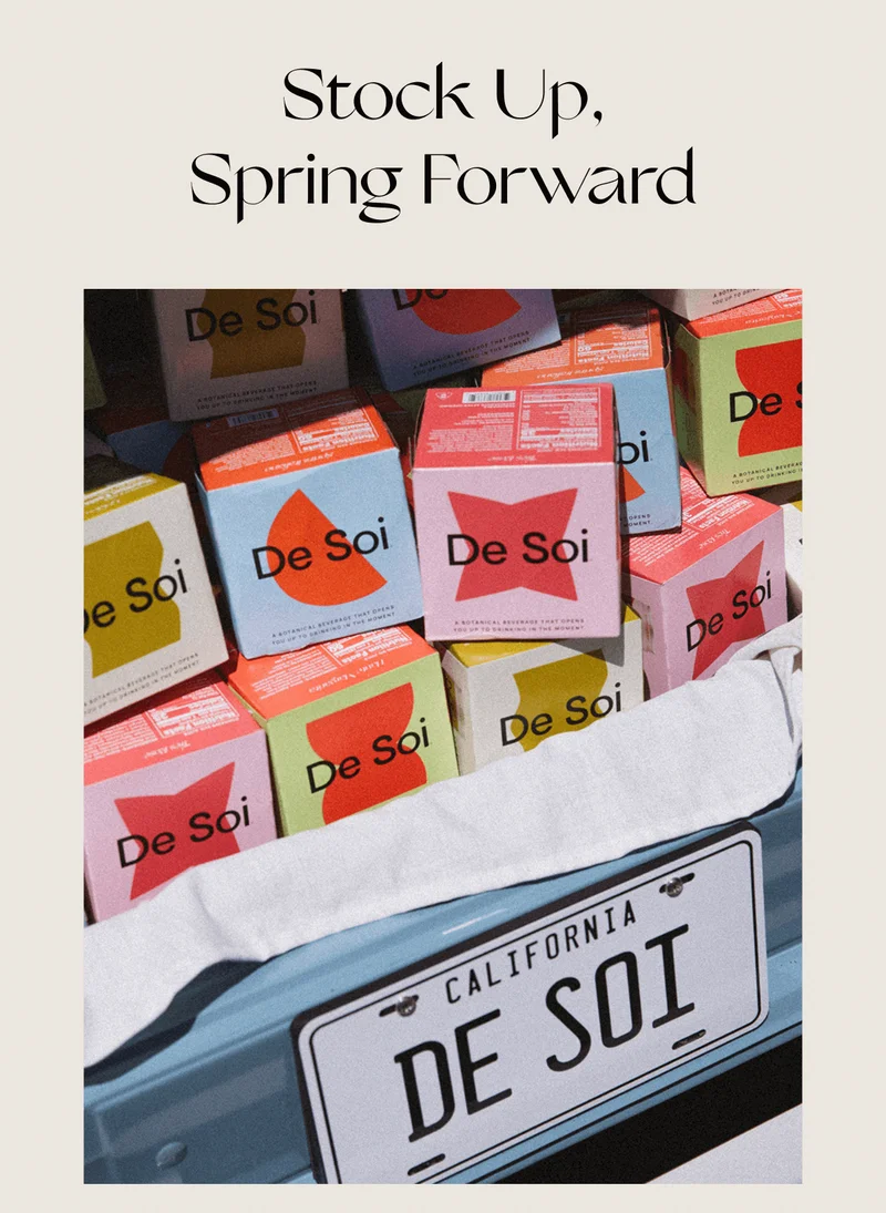 Stock Up, Spring Forward