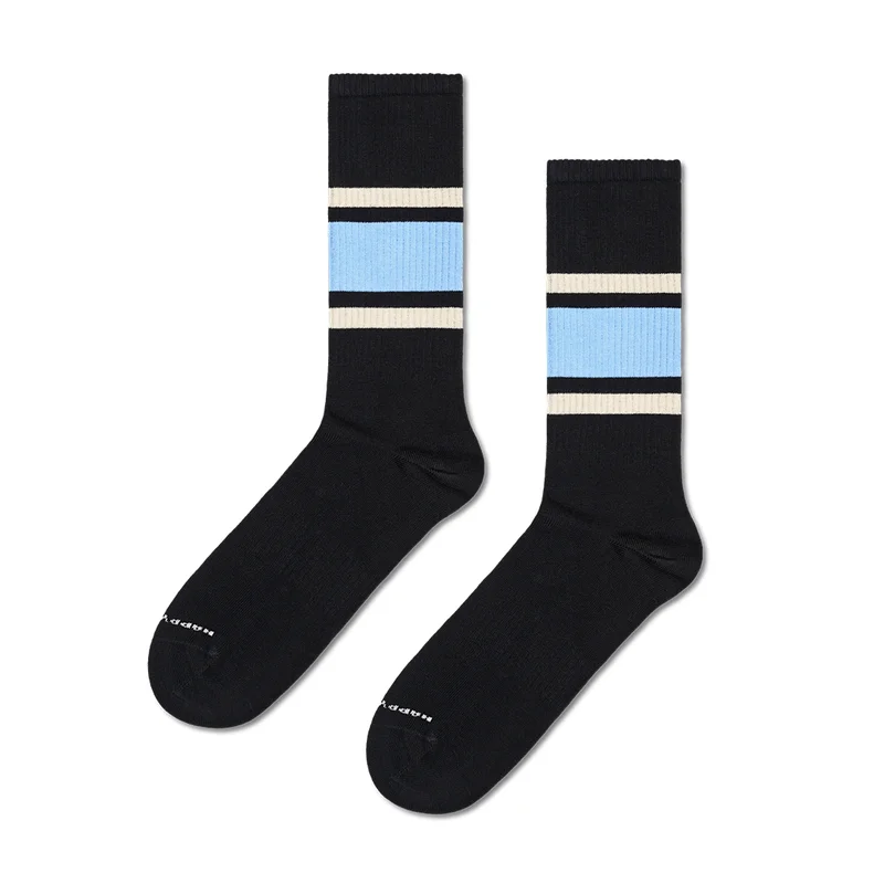 Simple Stripe Sneaker Sock