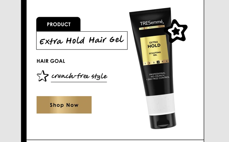 Product | Extra Hold Hair Gel