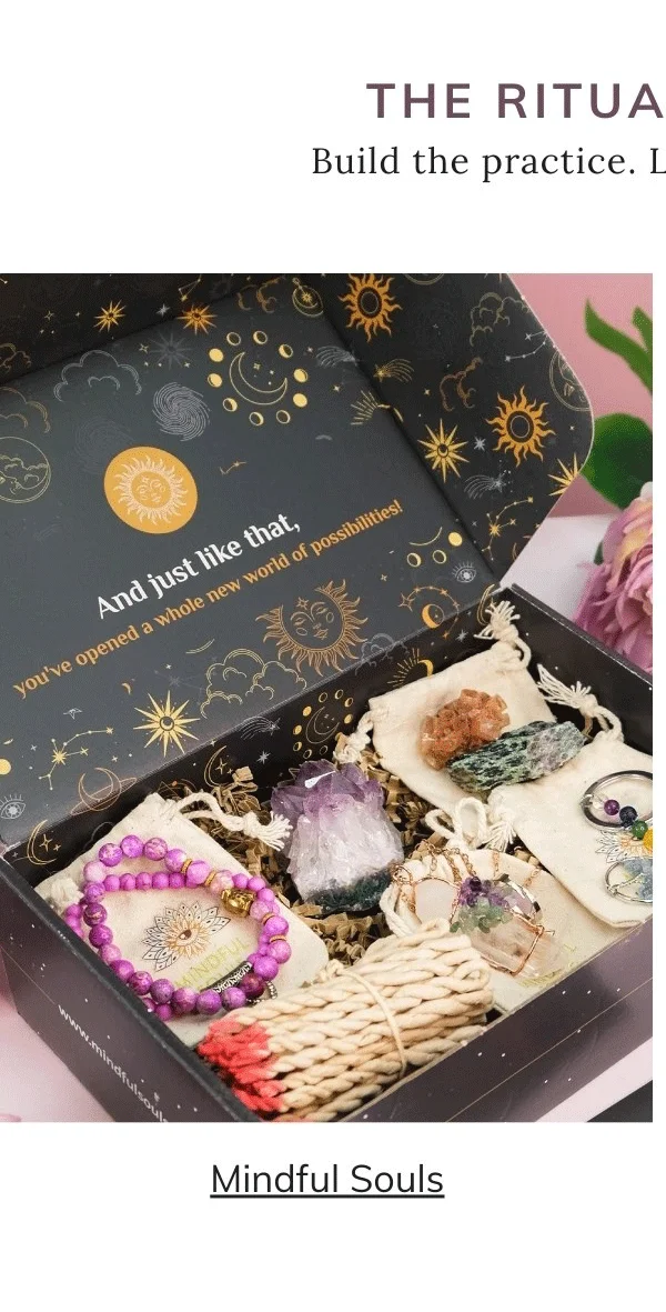 Mindful Souls- Monthly selection of gemstone jewelry, crystals, aroma therapy and other powerful spiritual tools
