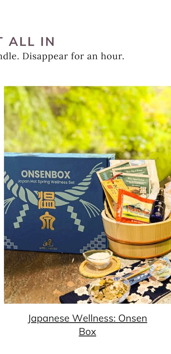 Monthly Onsen Box (Japanese Wellness Sets)