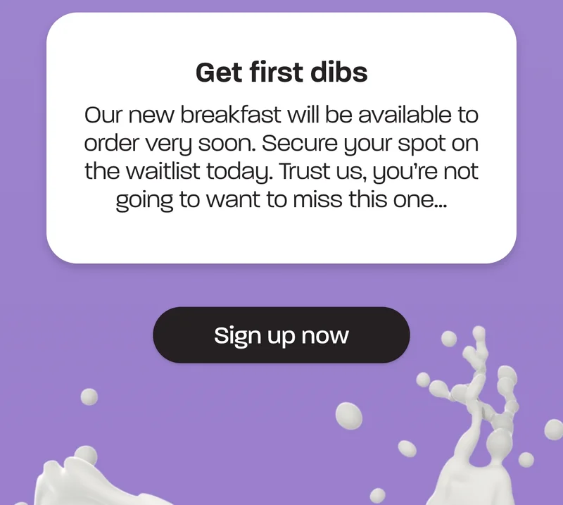 Sign up now