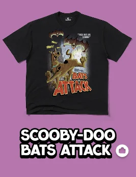 Scooby-Doo Bats Attack Oversized Tee