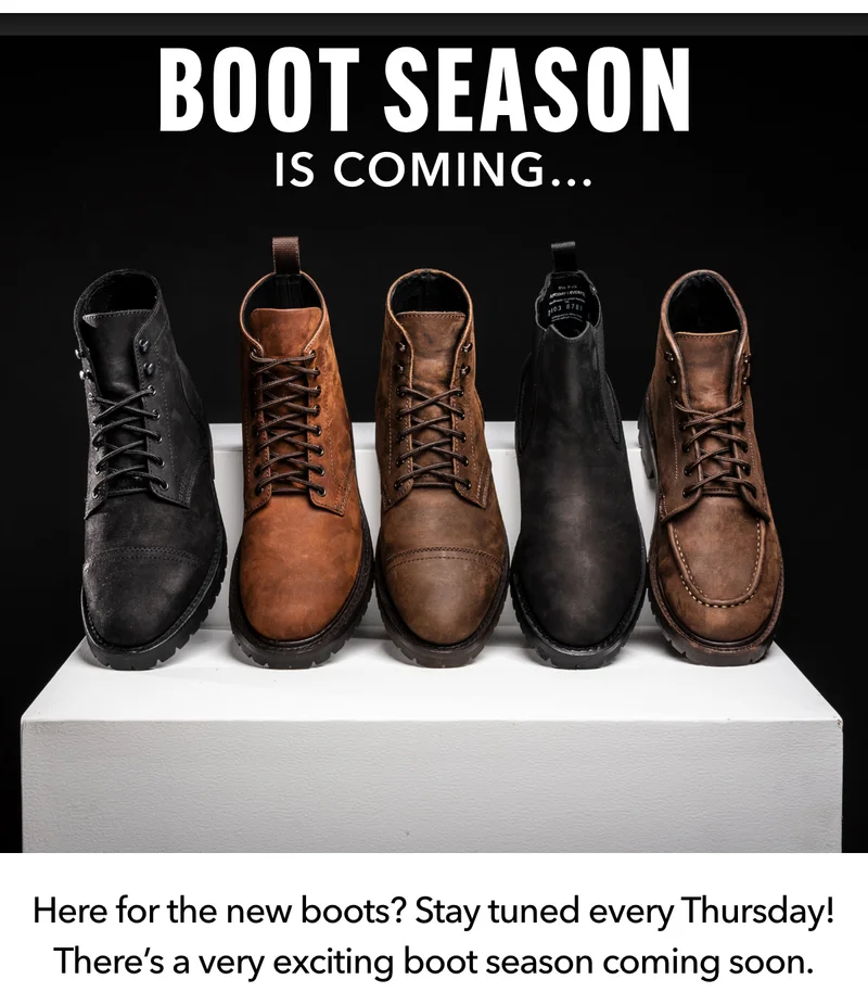 Boot Season Is Coming...